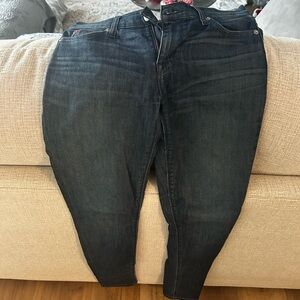Women's Dark Blue Jeans